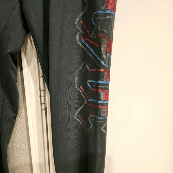 NWOT Mens AC/DC Gray Sweats Elastic Waist Drawstring w AC/DC logo on side 3X - Picture 3 of 11